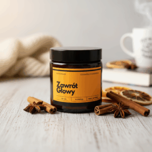 Świeca sojowa Magic Candle o zapachu Cynamon Pomarańcza