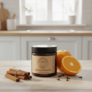 Świeca sojowa Magic Candle o zapachu Cynamon Pomarańcza