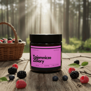 Świeca sojowa Magic Candle o zapachu Owoce Lasu