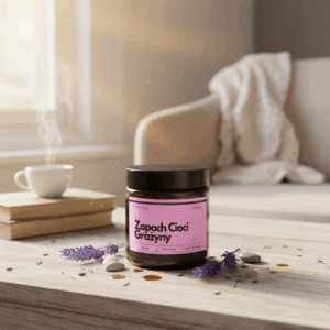 Świeca sojowa Magic Candle o zapachu Lawendy