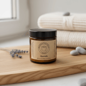 Świeca sojowa Magic Candle o zapachu Lawendy