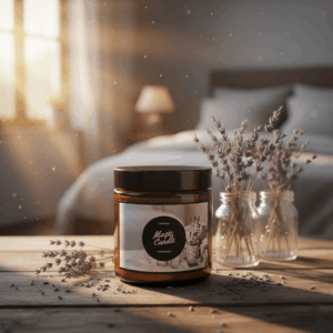 Świeca sojowa Magic Candle o zapachu Lawendy