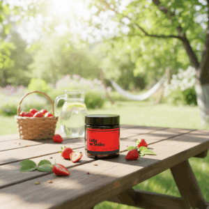 Świeca sojowa Magic Candle o zapachu Truskawek