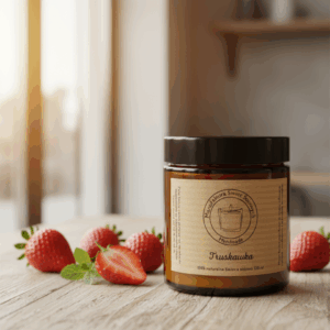 Świeca sojowa Magic Candle o zapachu Truskawek