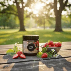 Świeca sojowa Magic Candle o zapachu Truskawek