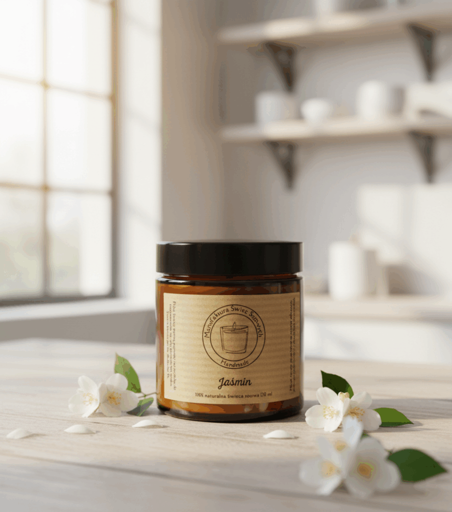 Świeca sojowa Magic Candle o zapachu Jaśminu