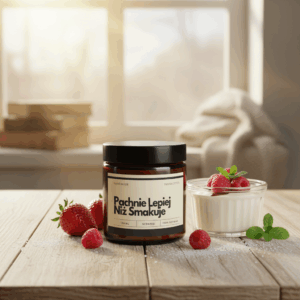 Świeca sojowa Magic Candle o zapachu Panna Cotta