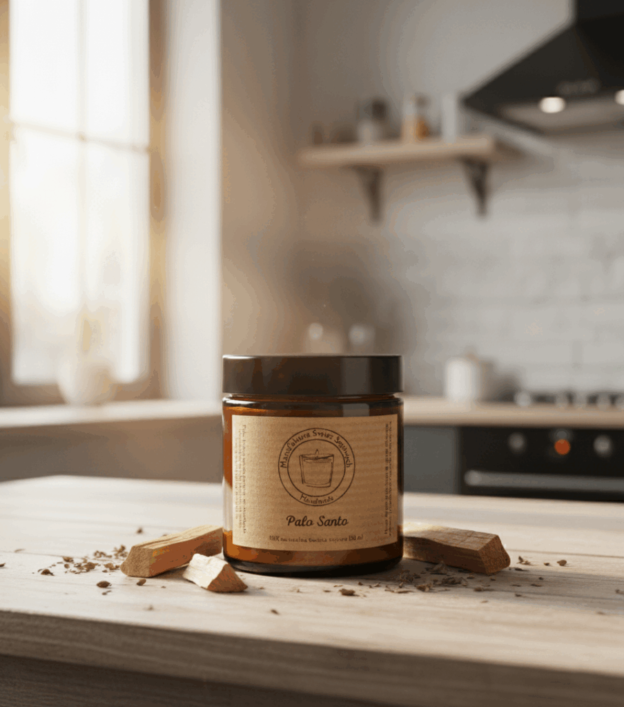 Świeca sojowa Magic Candle o zapachu Palo Santo