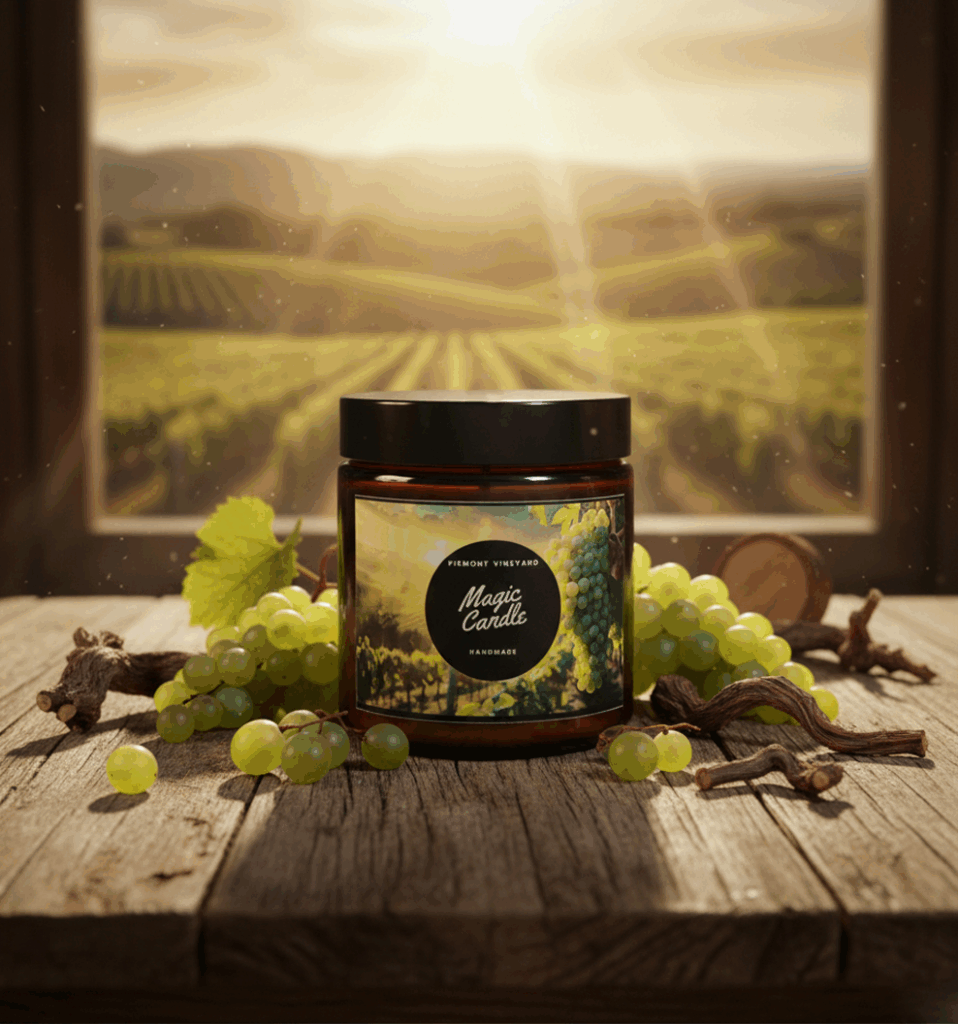Świeca sojowa Magic Candle o zapachu Piemont Vineyard