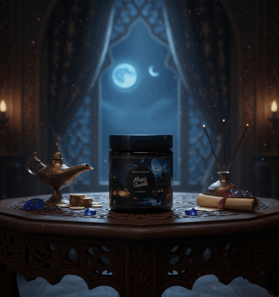 Świeca sojowa Magic Candle o zapachu Arabian Nights