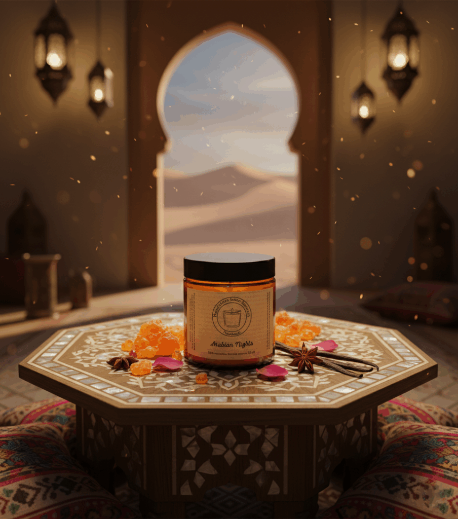 Świeca sojowa Magic Candle o zapachu Arabian Nights