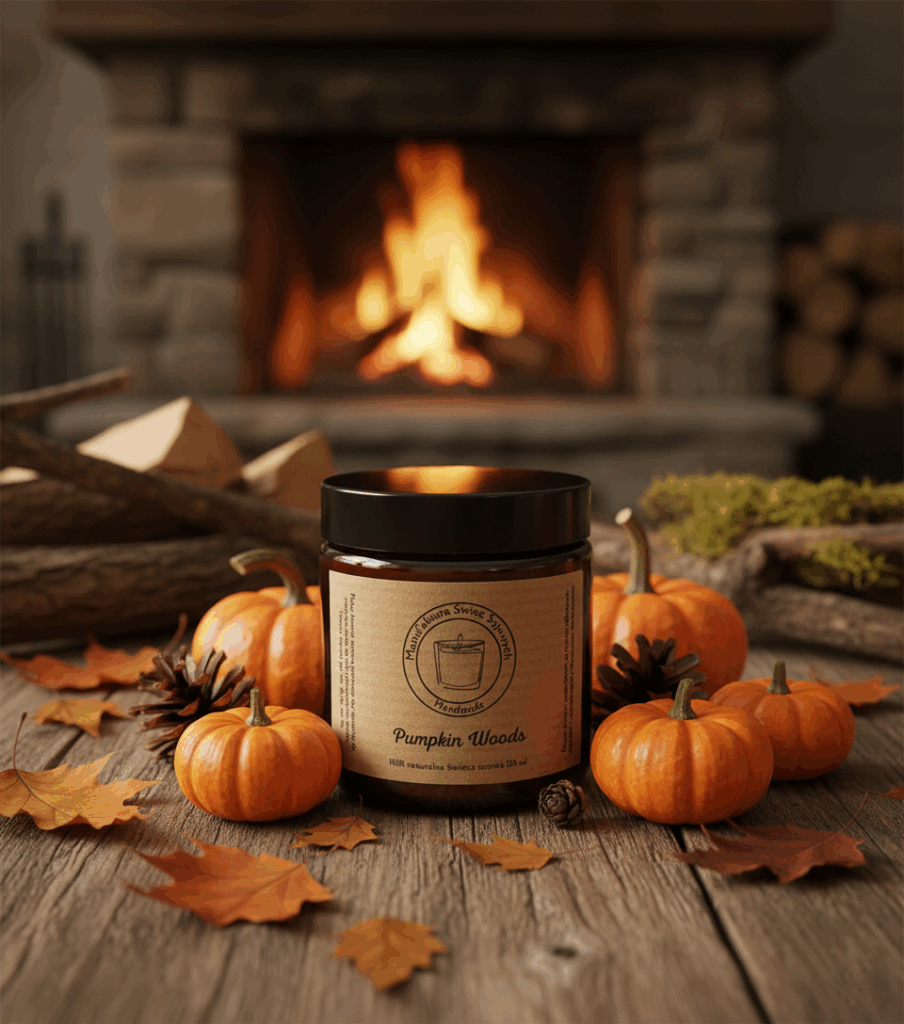 Świeca sojowa Magic Candle o zapachu Pumpkin Woods