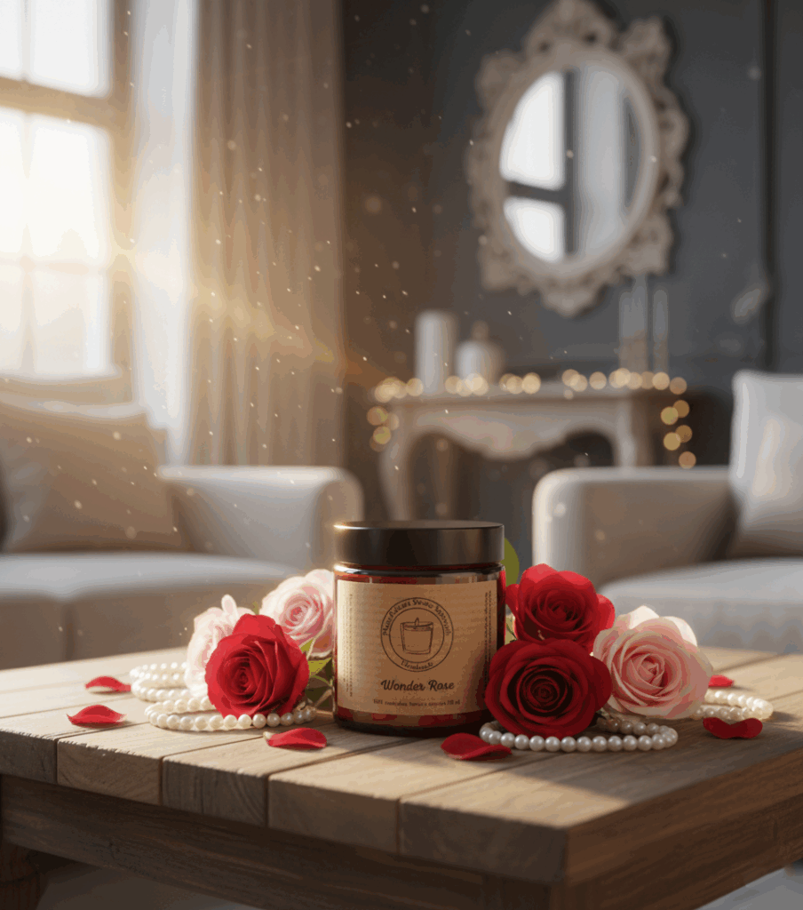 Świeca sojowa Magic Candle o zapachu Wonder Rose