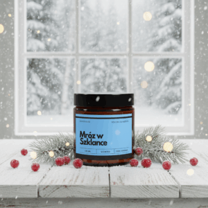 Świeca sojowa Magic Candle o zapachu Winter Cranberry