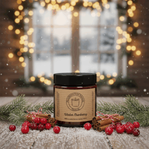Świeca sojowa Magic Candle o zapachu Winter Cranberry