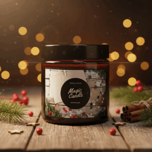 Świeca sojowa Magic Candle o zapachu Magia Świąt