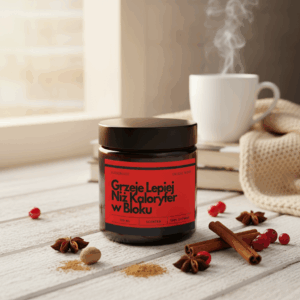 Świeca sojowa Magic Candle o zapachu Grzane Wino