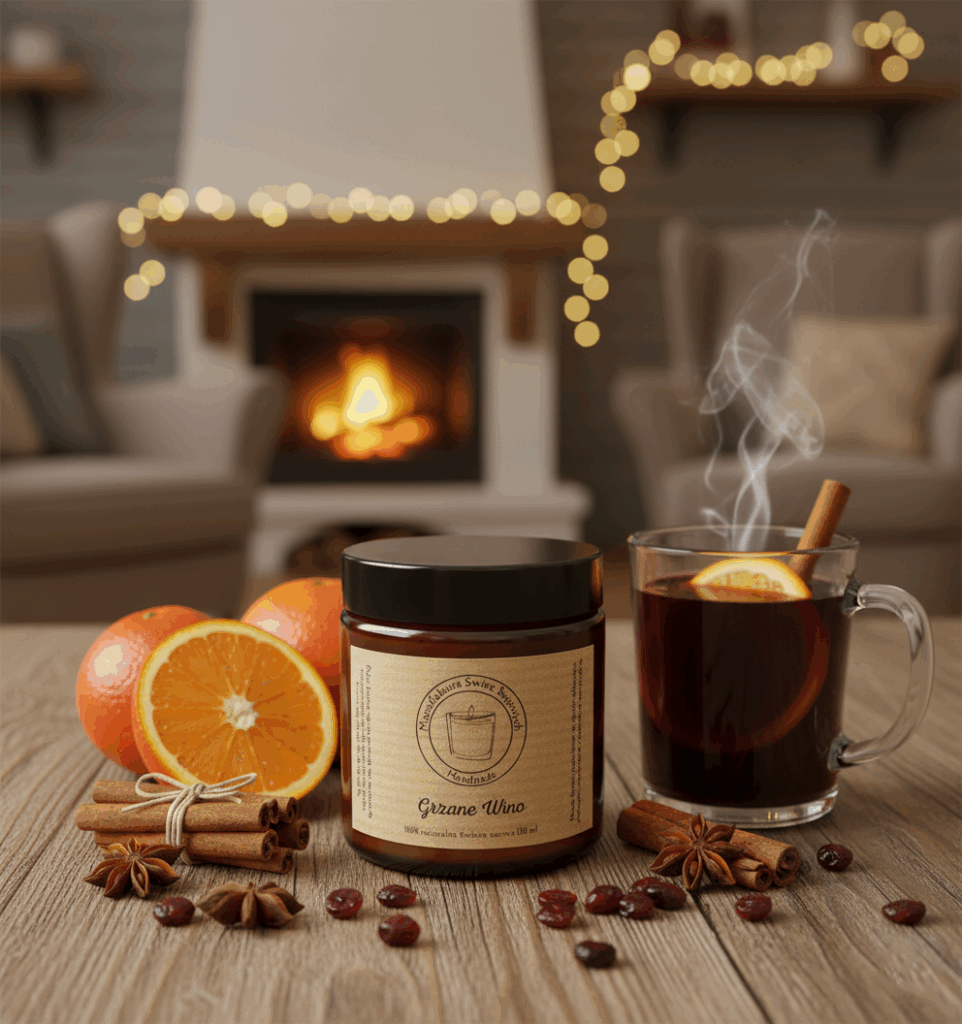 Świeca sojowa Magic Candle o zapachu Grzane Wino