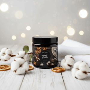Świeca sojowa Magic Candle o zapachu Clean Cotton