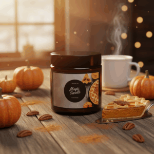 Świeca sojowa Magic Candle o zapachu Pumpkin Pie