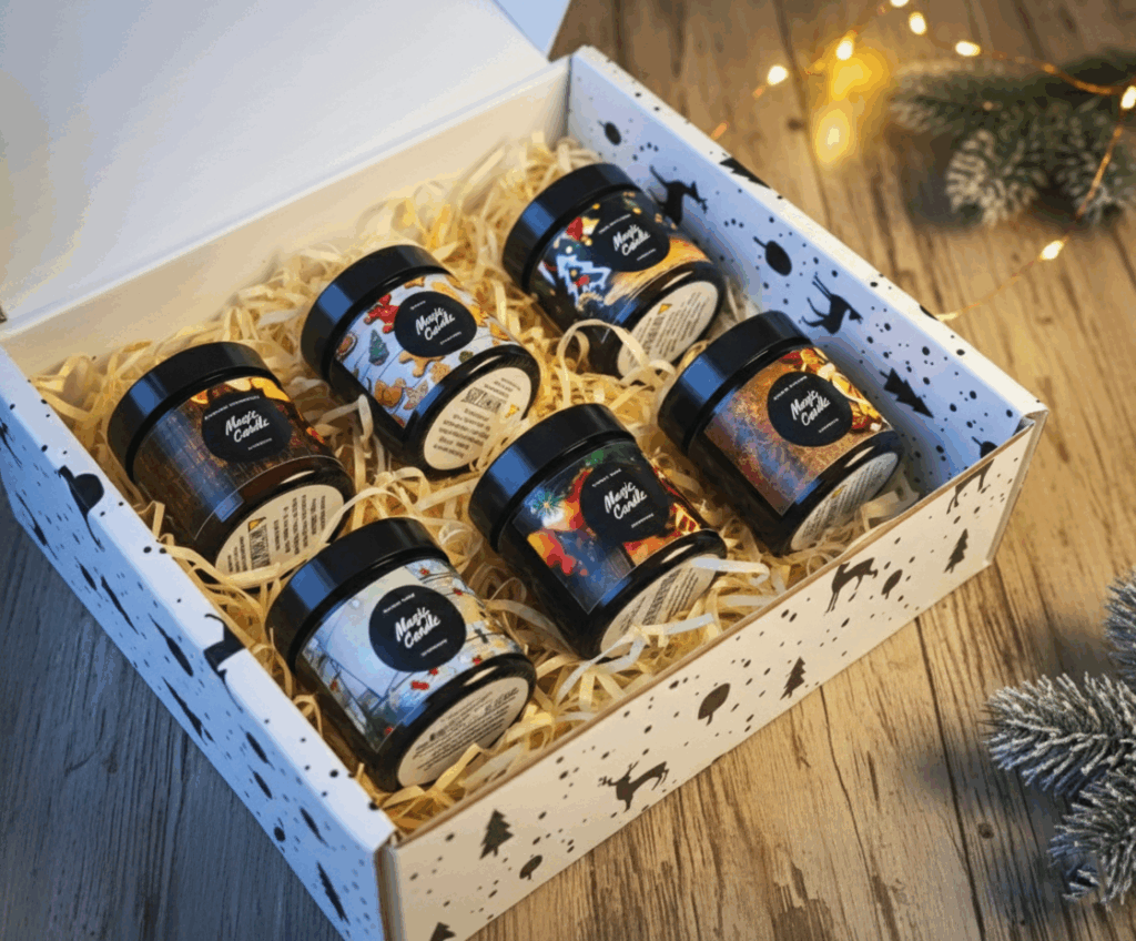 Świeca sojowa Magic Candle Zestaw Prezentowy