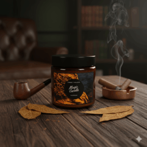 Świeca sojowa Magic Candle o zapachu Tommy Tabacco