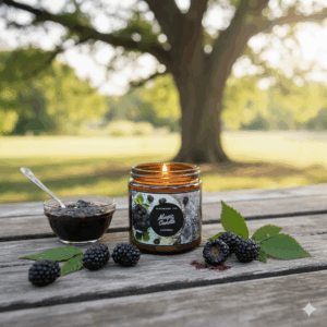 Świeca sojowa Magic Candle o zapachu Blackberry Jam
