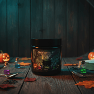 Świeca sojowa Magic Candle Halloween Edition Zaklęte Eliksiry o zapachu Oddech Wędrowca