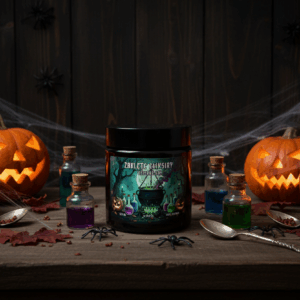 Świeca sojowa Magic Candle Halloween Edition Zaklęte Eliksiry o zapachu Uśpione Sny